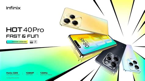 Inifnix HOT 40 Pro Fast Fun Official Video YouTube