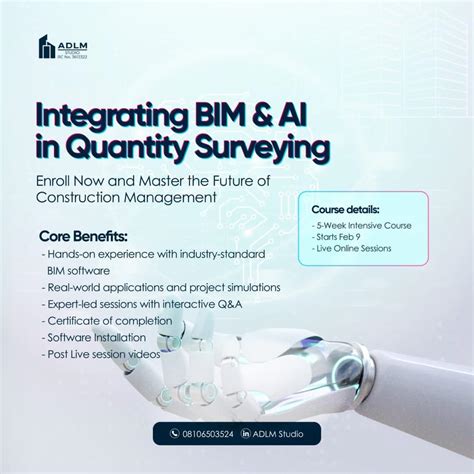 Buy Master Bim Ai In Quantity Surveying With Adlm By Adedolapo