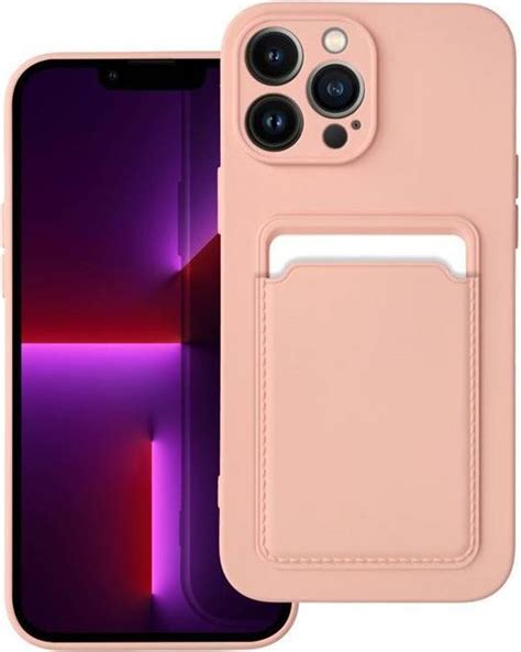 ForCell iPhone 13 Pro Max Skal Korthållare Rosa Pris