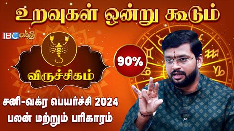 Viruchigam Sani Vakra Peyarchi 2024 Harish Raman விருச்சிகம் ராசி மற்றும் நட்சத்திரங்கள்