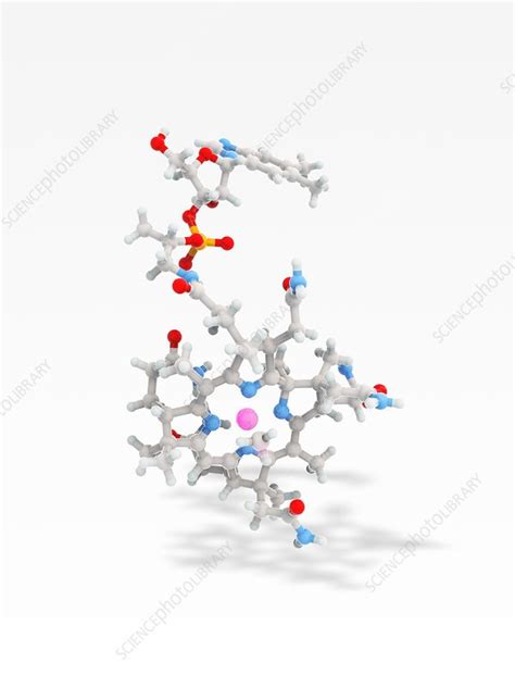 Methylcobalamin Vitamin B12 Molecule Stock Image C019 4395 Science