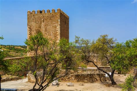 Mertola Village in Portugal Stock Photo - Image of tower, outdoor ...