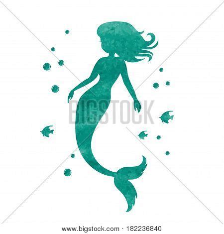 Beautiful Mermaid Vector & Photo (Free Trial) | Bigstock