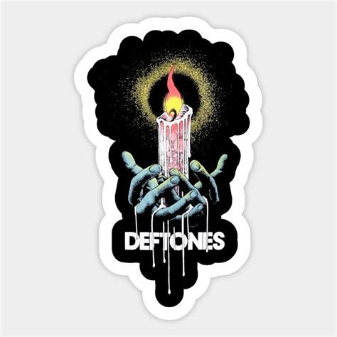 Deftones Band Logo Sticker Chino Moreno Deftones Rock Music In