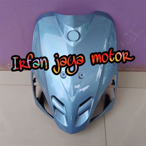 Jual Tameng Panel Body Depan Yamaha Mio Sporty Biru Telor Asin Shopee