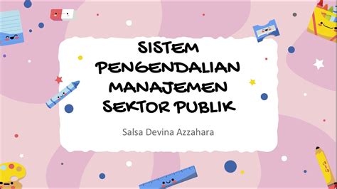 Sistem Pengendalian Manajemen Sektor Publik Youtube