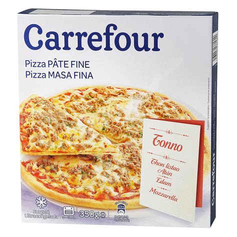 Carrefour Pizza atún masa fina 355 g