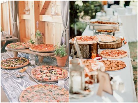 Wedding Pizza Food Bar To Get Inspired Chicwedd