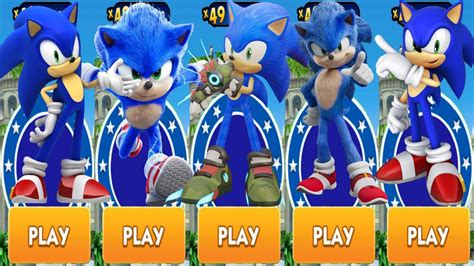 Sonic Dash Sonic Vs Boscage Maze Sonic Vs Movie Sonic Defeat All