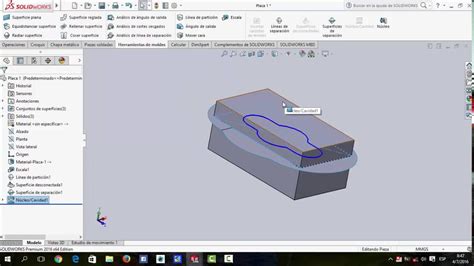 Moldes En Solidworks 2016 YouTube