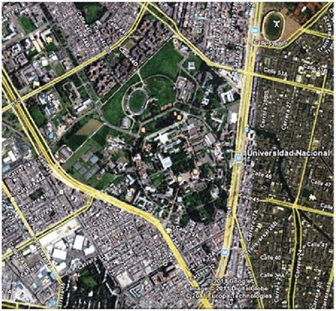 Figura 5. La Universidad Nacional de Colombia, sede Bogotá, presenta un...