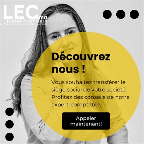 Transfert de siège social au Maroc toutes les étapes LEC ma