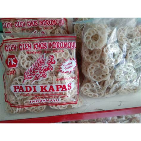 Jual 250gram Krupuk Putih Padi Kapas Shopee Indonesia