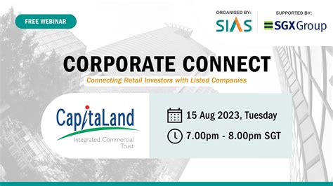 Corporate Connect Webinar Feat CapitaLand Integrated Commercial Trust