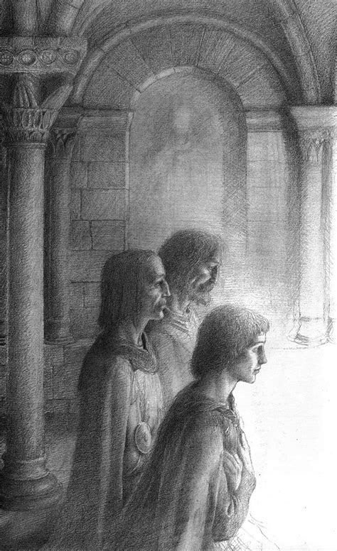 Alan Lee Galahad And The Grail Off Castles Alan Lee Illustrators