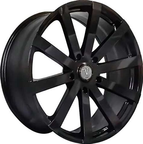 Velocity Vw12 Wheels Rims 22x9 5x150 Black 30mm Vw12 22907b