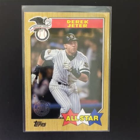 Derek Jeter Topps Series Th Anniversary All Star As