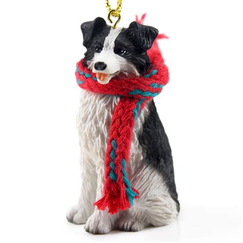 Border Collie Original Collectable Hanging Christmas Ornament Etsy