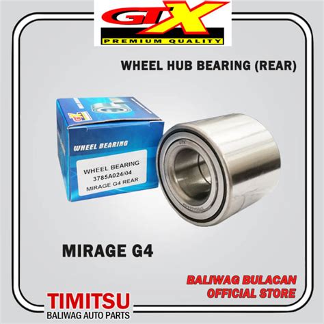 WHEEL HUB BEARING REAR MITSUBISHI MIRAGE G4 GTX PART NO 3785A024