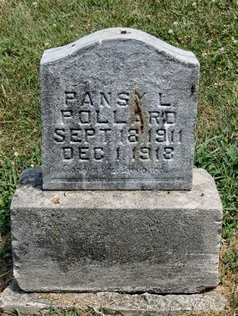 Pansy L Pollard 1911 1918 Mémorial Find a Grave