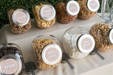 You HAVE To See This DIY Wedding Trail Mix Bar Fun365