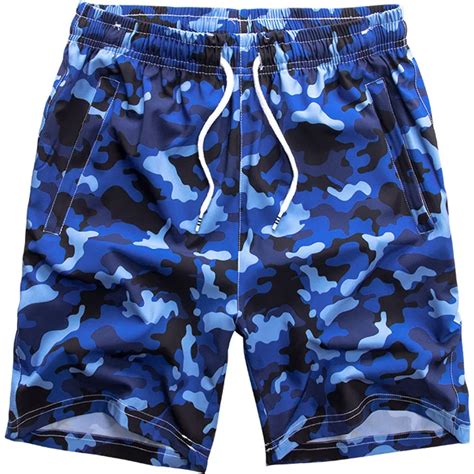 Camouflage Beach Wear Man Camo Board Shorts Mens Swimwear Boxer Shorts