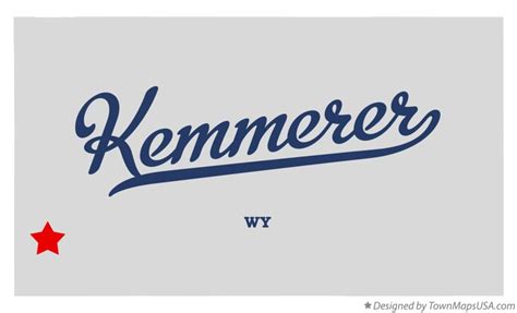 Map of Kemmerer, WY, Wyoming