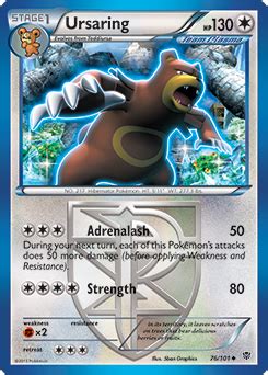 Ursaring Black Whiteplasma Blast Tcg Card Database Pokemon