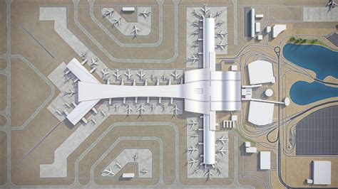 Doha Hamad International Airport DOH 3D Model By 3dcitymodels