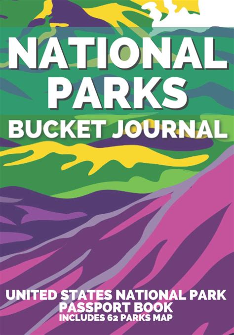 National Parks Bucket Journal United States National Park Passport Book Includes 62 Parks Map