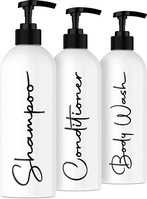 16 Oz Hair And Body Bundle Shampoo And Conditioner Shampoo Bottles