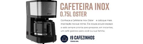 Oster Cafeteira Oster Inox Compacta L Ocaf V Amazon Br