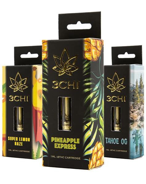 3chi Delta 8 Thc Vape Cartridges Cdt Cannabis Terpenes 1 Gram