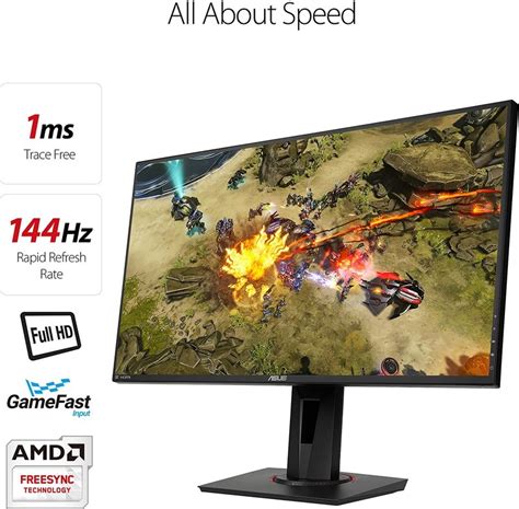 ALLSTARS - ESHOP | ASUS VG278Q 27 Inch Gaming Monitor, Full HD, 1ms, 144Hz, G-SYNC Compatible ...