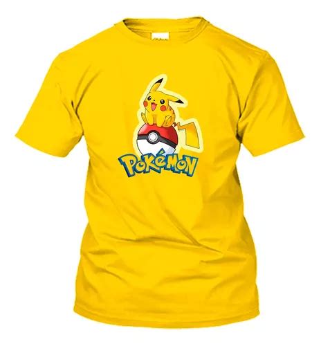 Playera Pikachu Pokebola Meses Sin Inter S