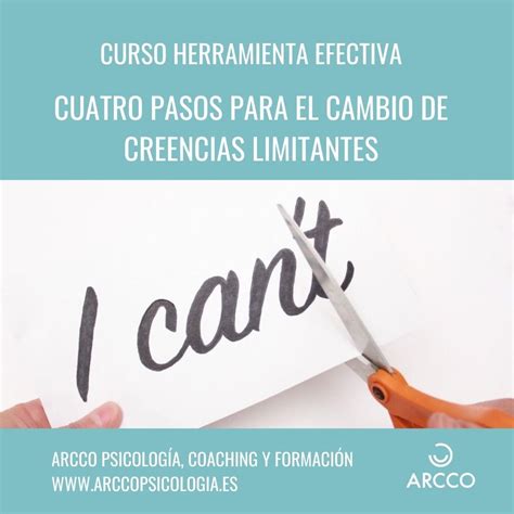 Herramienta 4 Pasos Para El Cambio De Creencias Limitantes Arcco