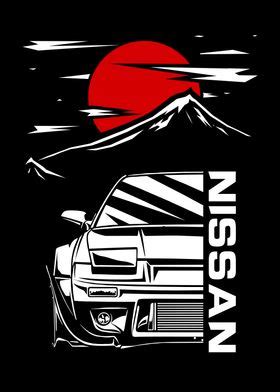 Nissan Sx Poster By Faissal Thomas Displate