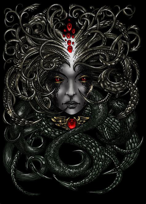 Dark Medusa By Kolepsy On Deviantart Рисунки черепа Рисунки Картины