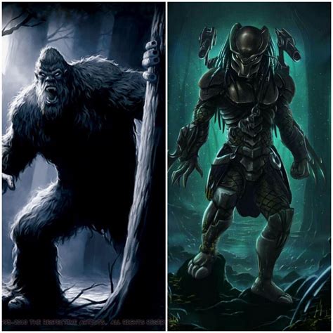 A blooded predator vs the legendary bigfoot who wins? : r/predator