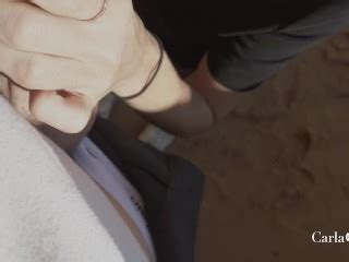 Sneaky Quicky At Public Beach Amateur Carlacarlo K Xxx Videos