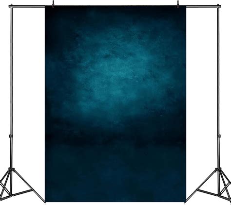 Dark Blue Abstract Photography Backdrop Microfiber Dark