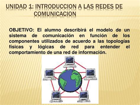 Ppt Unidad Introduccion A Las Redes De Comunicacion Powerpoint