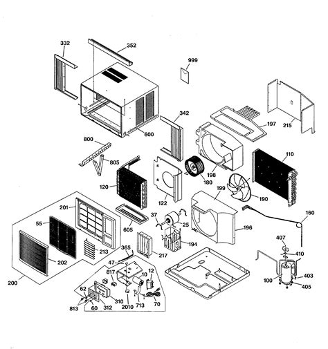 Home Air Conditioner: Home Air Conditioner Parts Diagram