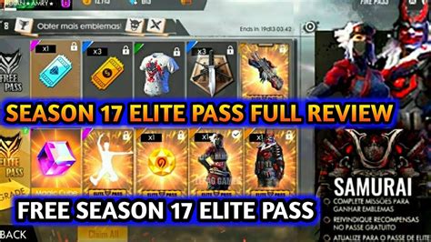 Free Fire Season Elite Pass Full Review Free Fire Upcoming Elite