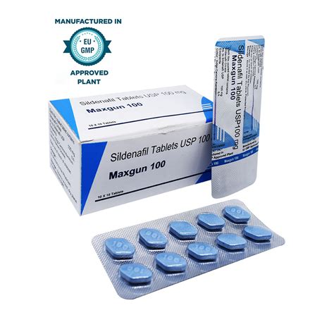 Maxgun 100 (Sildenafil Citrate 100mg USP)