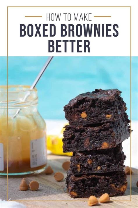 8 Ways To Make Boxed Brownies Better Brownie Mix Recipes Boxed Brownies Better Box Brownies