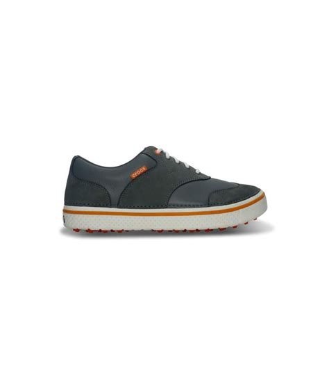 Crocs Mens Preston Golf Shoes (Charcoal/Orange) - Golfonline