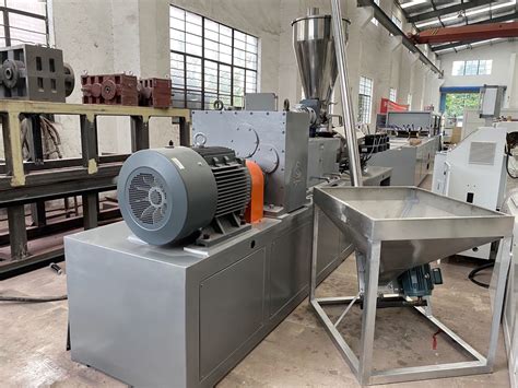 Sjsz Pvc Wall Ceiling Panel Machine Conical Twin Screw Extruder