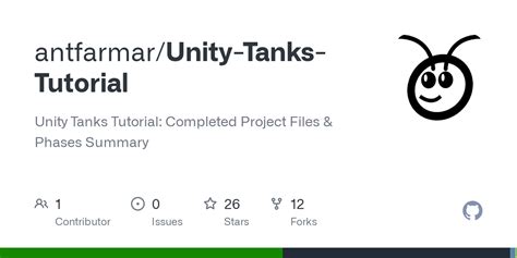 Github Antfarmarunity Tanks Tutorial Unity Tanks Tutorial