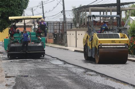 Prefeitura De Manaus Conclui Serviços De Recapeamento Asfáltico Em Vias